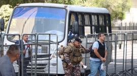 Santiago Díaz Asque, ingresa a la Fiscalía General del Estado, para rendir versión en el caso Caja Chica.