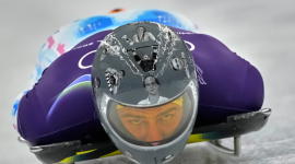 Vladyslav Heraskevych, en la sesión de entrenamiento