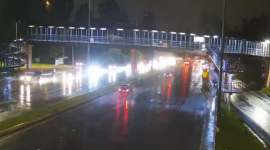 siniestro de tránsito en tres sectores de la av. Simón Bolívar en Quito