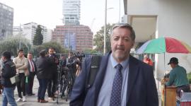 Audiencia del alcalde de Guayaquil Aquíles Álvarez  y 10 personas más detenidas por lavado de activos en el denominado caso Goleada. Abogado Ramiro García Fotos : API /Rolando Enríquez