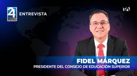 'Uno de nuestros principales objetivos es robustecer el sistema de educación superior del país', Fidel Márquez, presidente del Consejo de Educación Superior, sobre la educación y deserción de estudiantes de nivel superior.