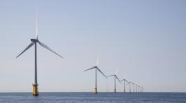 Parque eólico marino de Borkum Riffgrund, en el mar del Norte de Alemania.
