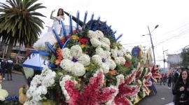 Ambato, domingo 16 de Febrero 2026Miles de turistas del país y el mundo disfrutan del desfile tradicional de las Flores, Frutas, con alegorías multicolor, música,etc. Por las principales calles de Ambato. Fotos : API / Roberto Chávez