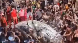 Descontrol en Crucita por feriado de Carnaval