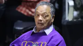 El veterano activista de derechos civiles de Estados Unidos, reverendo Jesse Jackson