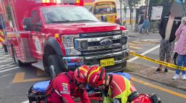 Dos personas resultaron afectadas por un siniestro de tránsito.