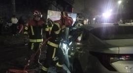 Emergencia por un siniestro de tránsito en el sector La Concepción.