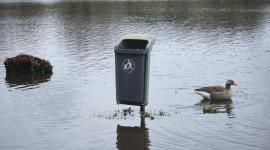Las fuertes lluvias inundan las carreteras entre Dax y Tartas en el sur de Francia