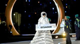Ecuador se presentó en la inauguración de los Juegos Olímpicos de Invierno Milano Cortina 2026 en Milán, Italia, el 6 de febrero de 2026.