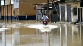 Las fuertes lluvias causaron inundaciones y desbordamiento de ríos.