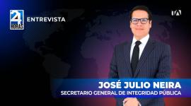 'La corrupción fue impregnada por el crimen organizado y el correísmo los dejó entrar en instituciones públicas, empresas privadas y en todo el país, José Julio Neira, secretario general de integridad Pública, sobre la integridad pública.
