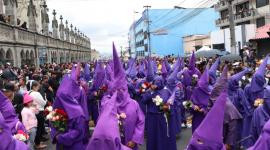 Durante la Semana Mayor se realizan procesiones y eventos religiosos en diferentes ciudades de Ecuador.