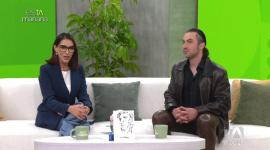 Daniel Parreño, diseñador y escultor ecuatoriano, conversó en el sillón de los amigos de esTAmañana sobre como inicio su suta artística