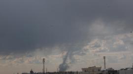 Columnas de humo tras ataques iraníes en bases estadounidenses