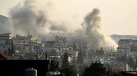 Un bombardeo israelí ocurrió en Baalbeck, en el valle de Becá, en Líbano, el 2 de marzo de 2026