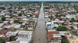 Las fuertes lluvias provocaron inundaciones en algunas provincias de la Costa de Ecuador.
