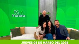 Mira el capítulo de esTAmañana del jueves 5 de marzo del 2026. Un magazine diferente y entretenido, con contenido de calidad. De lunes a viernes, de 09:30 a 12:00.