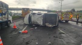 Dos personas fallecidas en siniestro de tránsito en la Panamericana Norte E-35