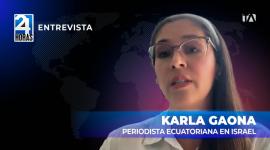 periodista ecuatoriana en Israel