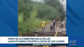 El fuerte temporal provocó el colapso de la vía Las Lajas – Puyango. Los cantones Salitre y Milagro están en emergencia tras el desbordamiento de varios ríos. Un reportaje de Ricardo Cruzatty