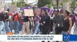 Decenas de colectivos y ciudadanas recorrieron las calles de la capital este domingo para conmemorar la lucha por la igualdad y recordar sus derechos. Un reportaje de Brigette Mancheno