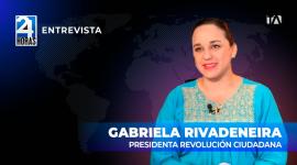 La Revolución Ciudadana no ha recibido ni recibirá fondos del exterior para el financiamiento de campañas electorales”, Gabriela Rivadeneira, presidenta de RC5, sobre la suspensión de su movimiento político