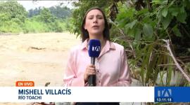 Varios sectores de Santo Domingo de los Tsáchilas enfrentan los estragos de las lluvias; las quebradas y el río Toachi mantienen en alerta a la población.