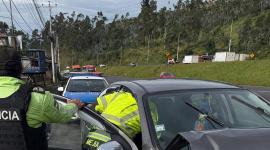 Siniestro de tránsito en la curva de Santa Rosa en Mejía