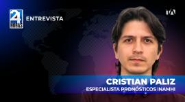 'Hasta mayo tenemos previsiones de que la época lluviosa se mantenga bastante intensa', Cristian Paliz, especialista de pronósticos del INAMHI, sobre la temporada invernal.