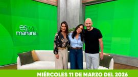 Mira el capítulo de esTAmañana del miércoles 11 de marzo del 2026. Un magazine diferente y entretenido, con contenido de calidad. De lunes a viernes, de 09:30 a 12:00.