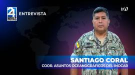 Santiago Coral, coordinador Asuntos Oceanográficos del INOCAR