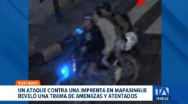 Un operativo policial permitió capturar a los responsables de un ataque a una imprenta, revelando una red de amenazas contra el sector productivo. Un reportaje de Catalina García