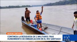 Equipos de rescate intensifican labores en la Amazonía tras el hundimiento de una embarcación en el cantón Tiwintza, provincia de Morona Santiago. Un reportaje de Wilson Cabrera