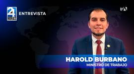 'Vamos a cambiar el proceso de visto bueno y reducir el tiempo entre 45 y 60 días, para dar seguridad al trabajador y al empleador', Harold Burbano, ministro de Trabajo, sobre la burocracia del Ministerio de Trabajo.