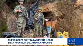 Operativos militares en el Parque Nacional Podocarpus permitieron desarticular infraestructuras utilizadas para la explotación ilícita de minerales. Un reportaje de Wilson Cabrera