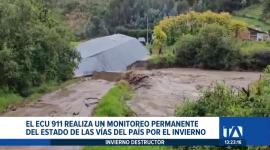 Las lluvias impactan la movilidad a escala nacional; varias carreteras presentan bloqueos parciales o totales debido a daños y obstrucciones viales. Un reportaje de Ismenia Solórzano