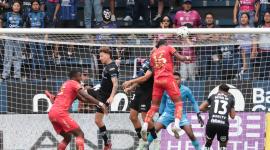 Encuentro entre Independiente del Valle vs Aucas, en el estadio Banco Guayaquil.