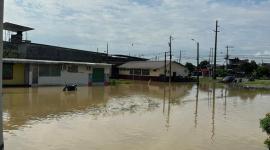 Por las fuertes lluvias se han registrado inundaciones en Babahoyo