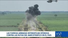 En medio del toque de queda, las fuerzas del orden destruyen zonas utilizadas por narcovionetas para el tráfico de drogas. Un reportaje de Catalina García