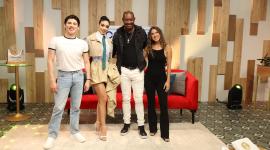 El Jose, Virginia Limongi, Beber Espinoza y Andy Suzuki en Cocinando a los Celebrities.