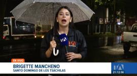 Un allanamiento permitió detectar el combustible presuntamente extraído de forma ilícita. Además, tres personas fueron detenidas por violar el toque de queda. Un reportaje de Brigette Mancheno