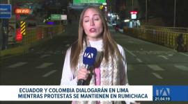 La Comunidad Andina mediará el encuentro este 25 y 26 de marzo; mientras tanto, transportistas del Carchi se suman a las protestas en Rumichaca. Un reportaje de María Gracia Chacón