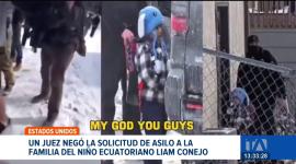 Liam Conejo recibió la negativa a la petición de asilo. La defensa ya apeló la decisión para evitar la deportación. Un reportaje de Bernarda Cevallos