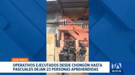 La Policía intervino sectores de la Zona 8 durante el toque de queda, entre los capturados constan peligrosos extorsionadores. Un reportaje de Catalina García