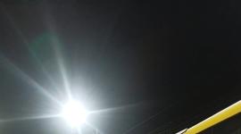 La emergencia por choque de dos buses de pasajeros se registró cerca de la media noche.