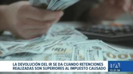 Contribuyentes que optan por este mecanismo reciben sus valores con rapidez. Los tiempos de espera aumentan si se solicita el pago en efectivo. Un reportaje de Bernarda Cevallos