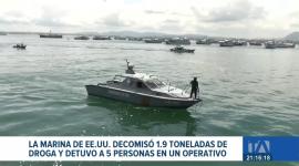 En un operativo conjunto entre la Armada de Ecuador, la Policía y la Marina de EE. UU., se interceptaron cargamentos ilícitos. Un reportaje de Daniel Moreria