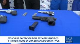 Las autoridades evalúan los resultados alcanzados en territorio. Desde el Cuartel Modelo de Guayaquil se reportan las cifras de detenidos y decomisos. Un reportaje de Jazmín Solís