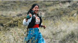 Yanna Guillin en el Chota Trail