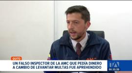 El sujeto pedía dinero a cambio de no emitir multas de la Agencia Metropolitana de Control. El detenido es un miembro activo del Cuerpo de Agentes. Un reportaje de Juan Miguel Rodríguez